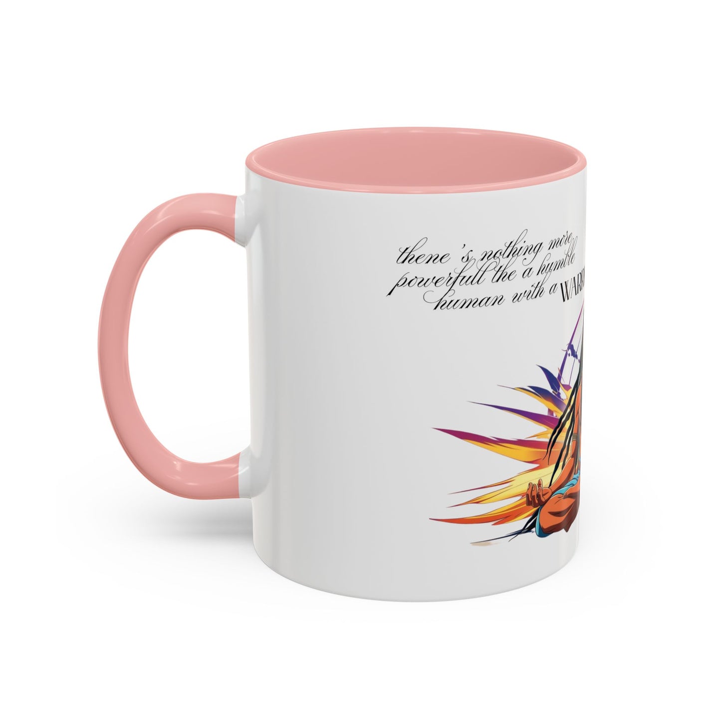 Mug - Quote Warrior Spirit Humble Human