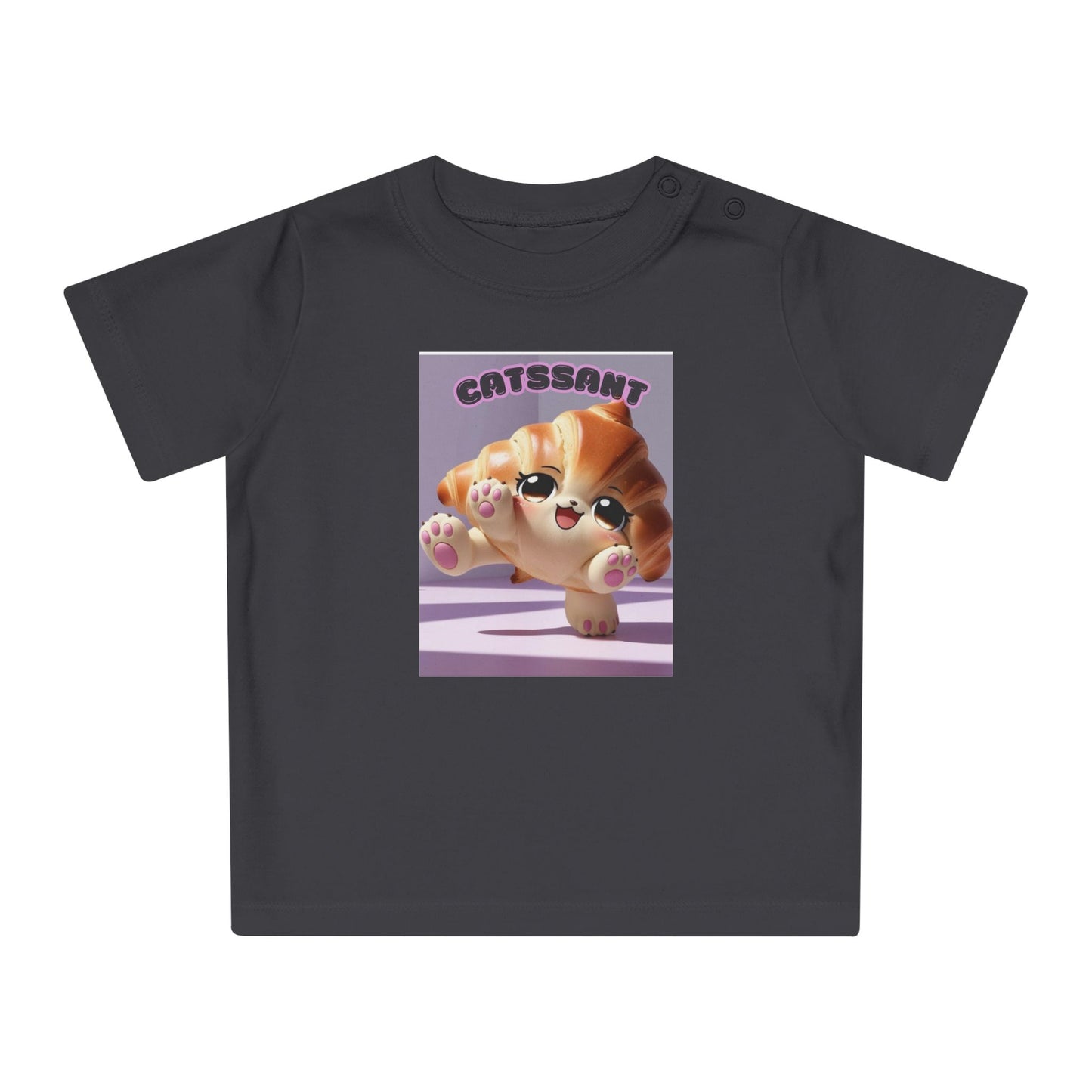 Cat Croissant Baby T-Shirt