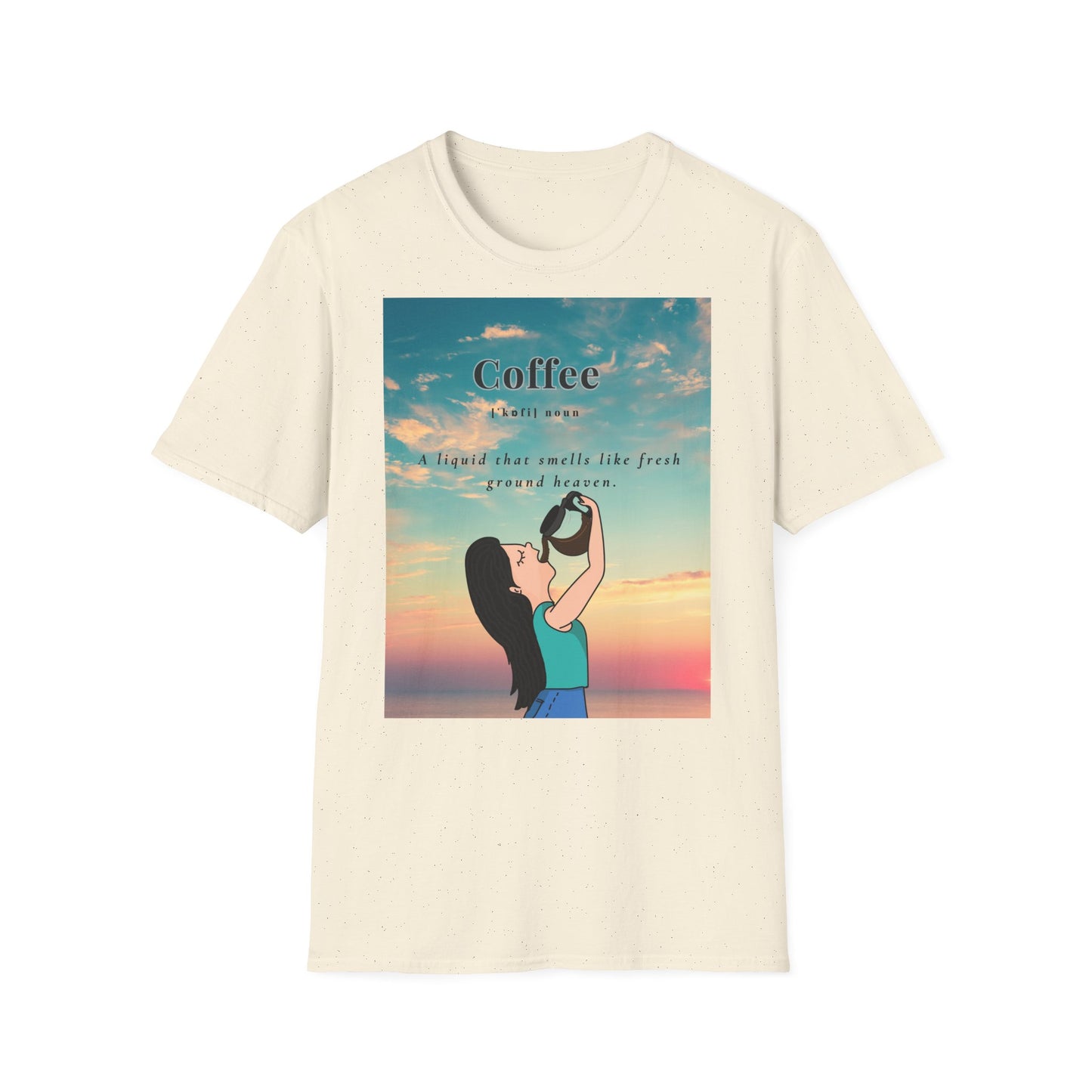 Coffee Heaven Unisex T-Shirt - Caffeine Lovers Gift