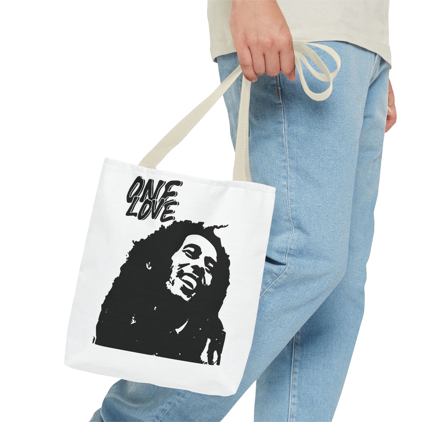One Love Tote Bag - Celebrate Unity and Positivity