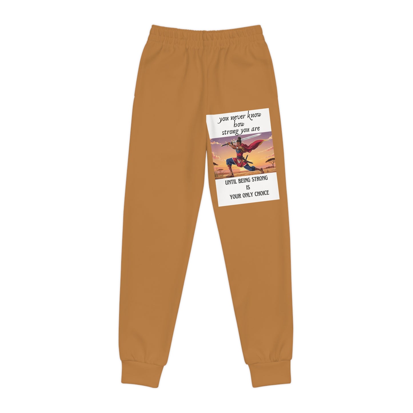 Inspirational Youth Joggers - Strong You Are Design