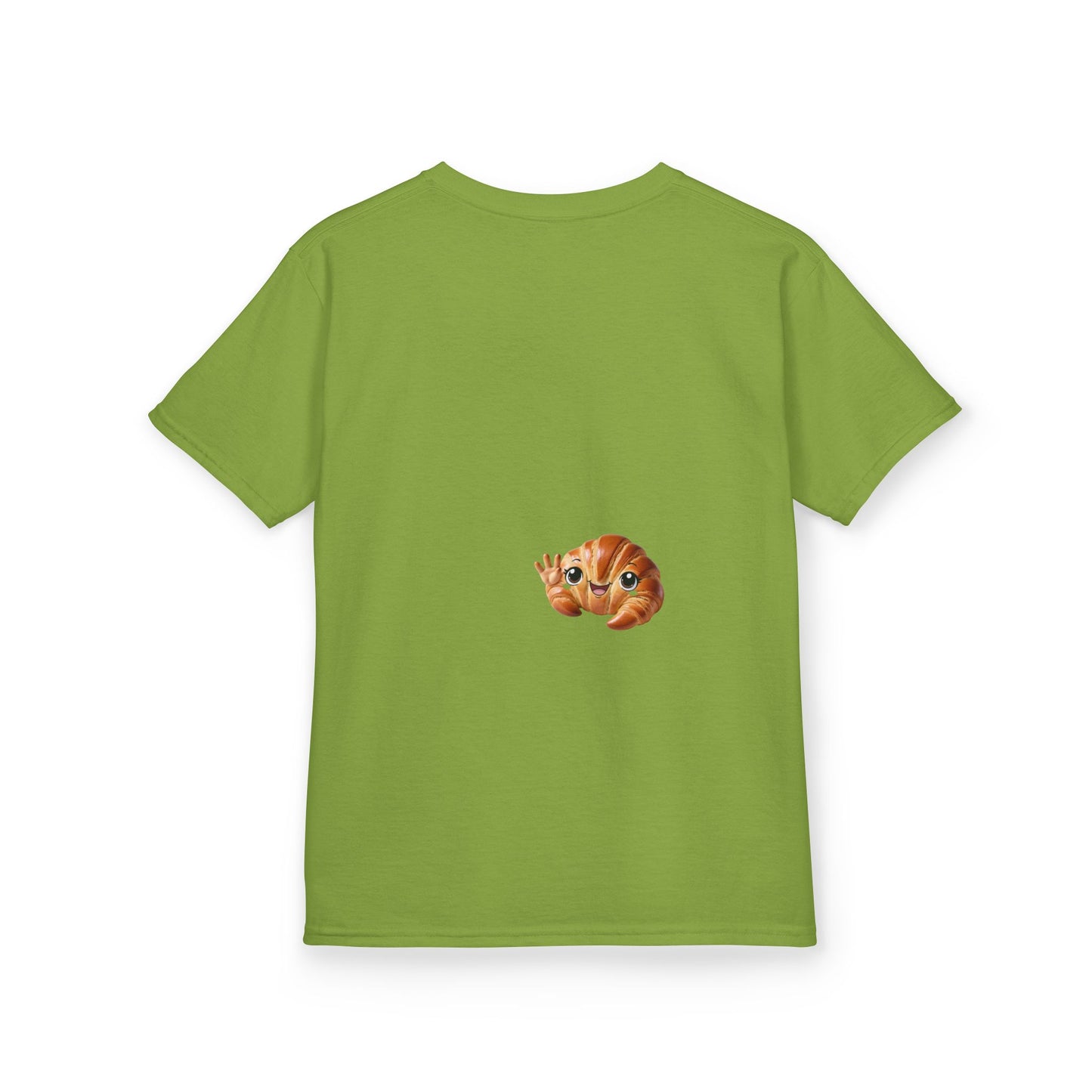 Flake It 'Til You Make It Kids Tee - Fun Croissant Design