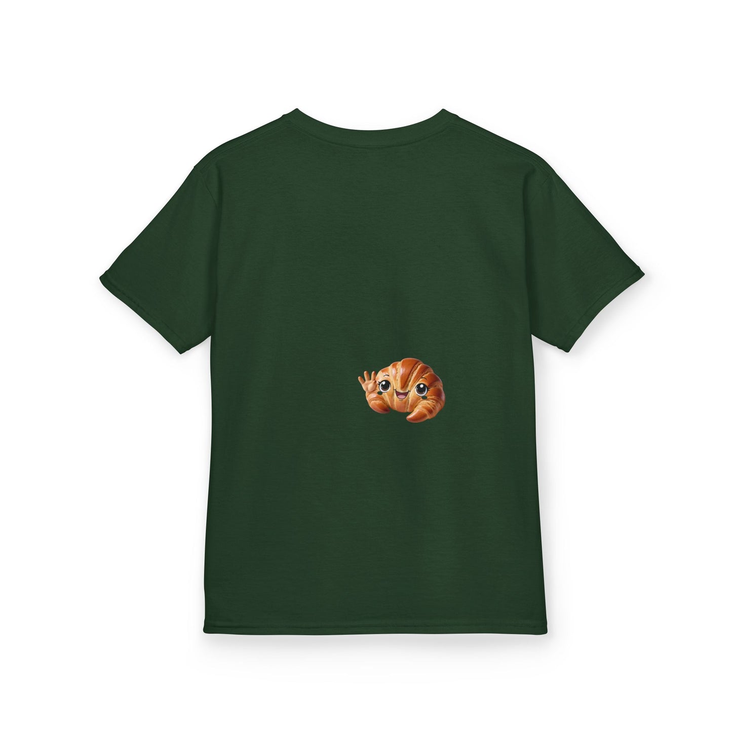 Flake It 'Til You Make It Kids Tee - Fun Croissant Design