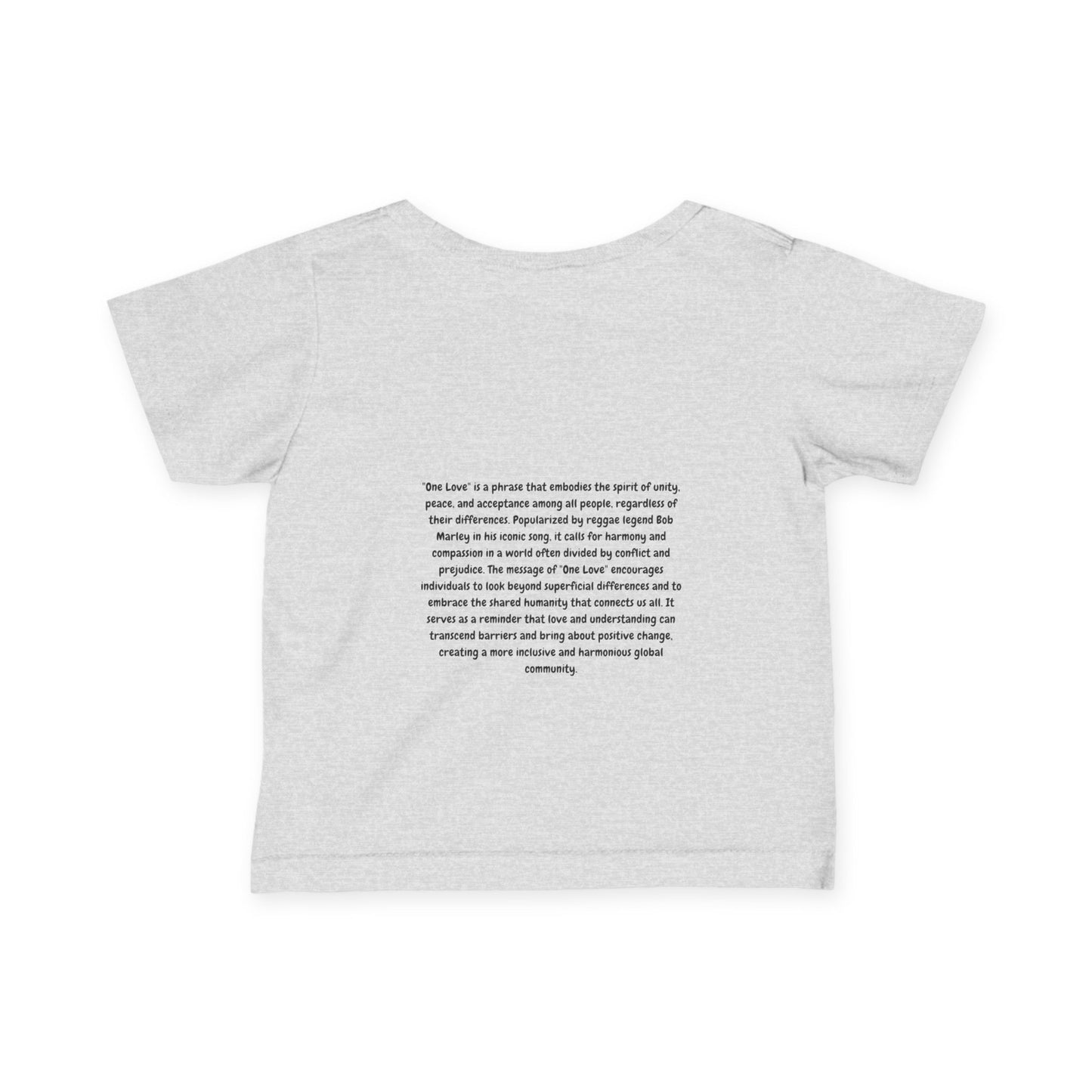 Infant Tee - One Love One Unity Print