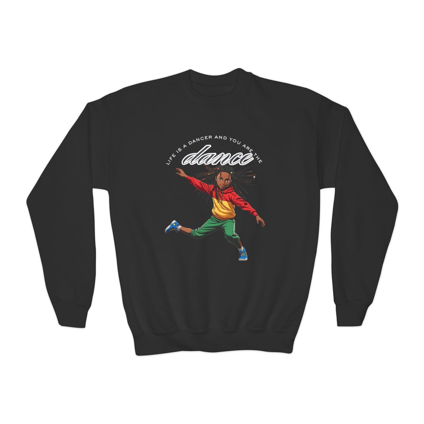 Youth Crewneck Sweatshirt - 'You are the Dance'