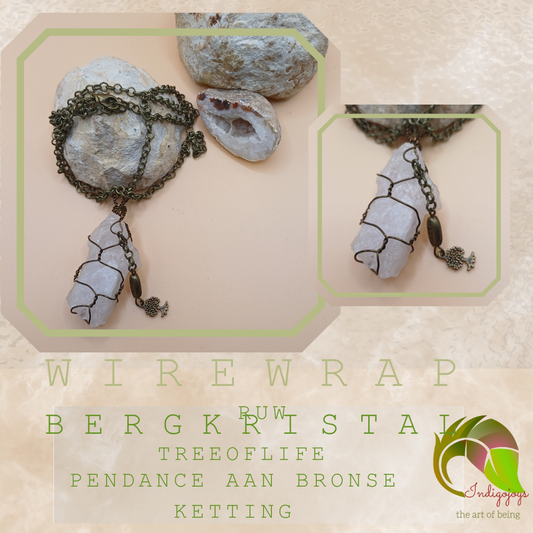 wirewrap hanger met bergkristal