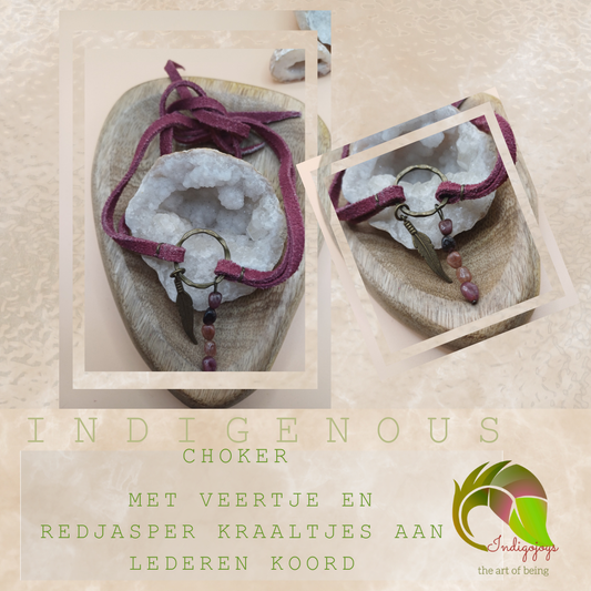 indigenous bordeaux choker