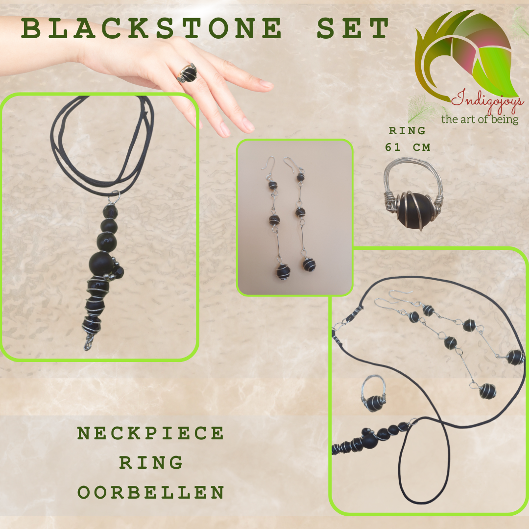 Blackstone Krullenkracht – Wired Sieradenset in Zilver