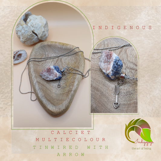 calciet hanger aan bolletjes ketting