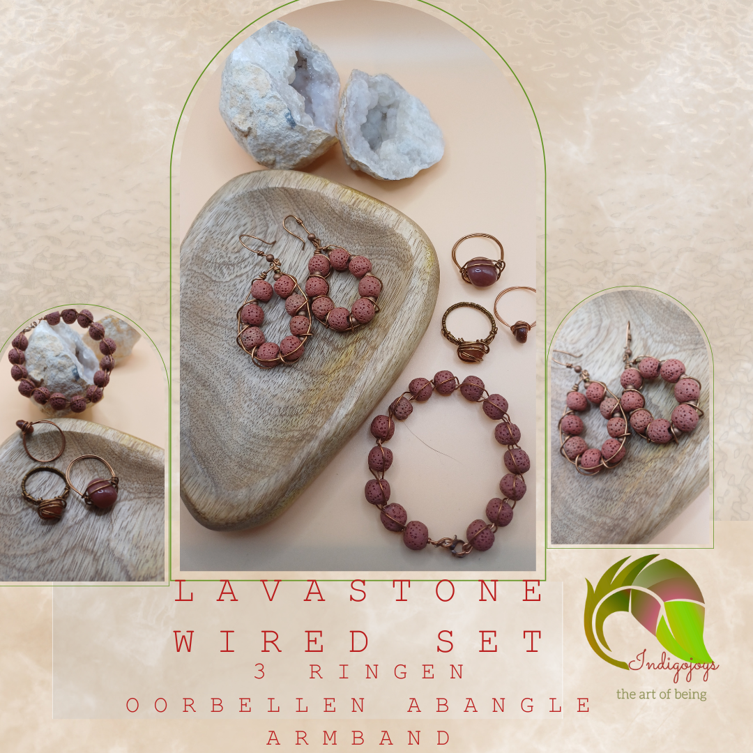 Lavasteen set