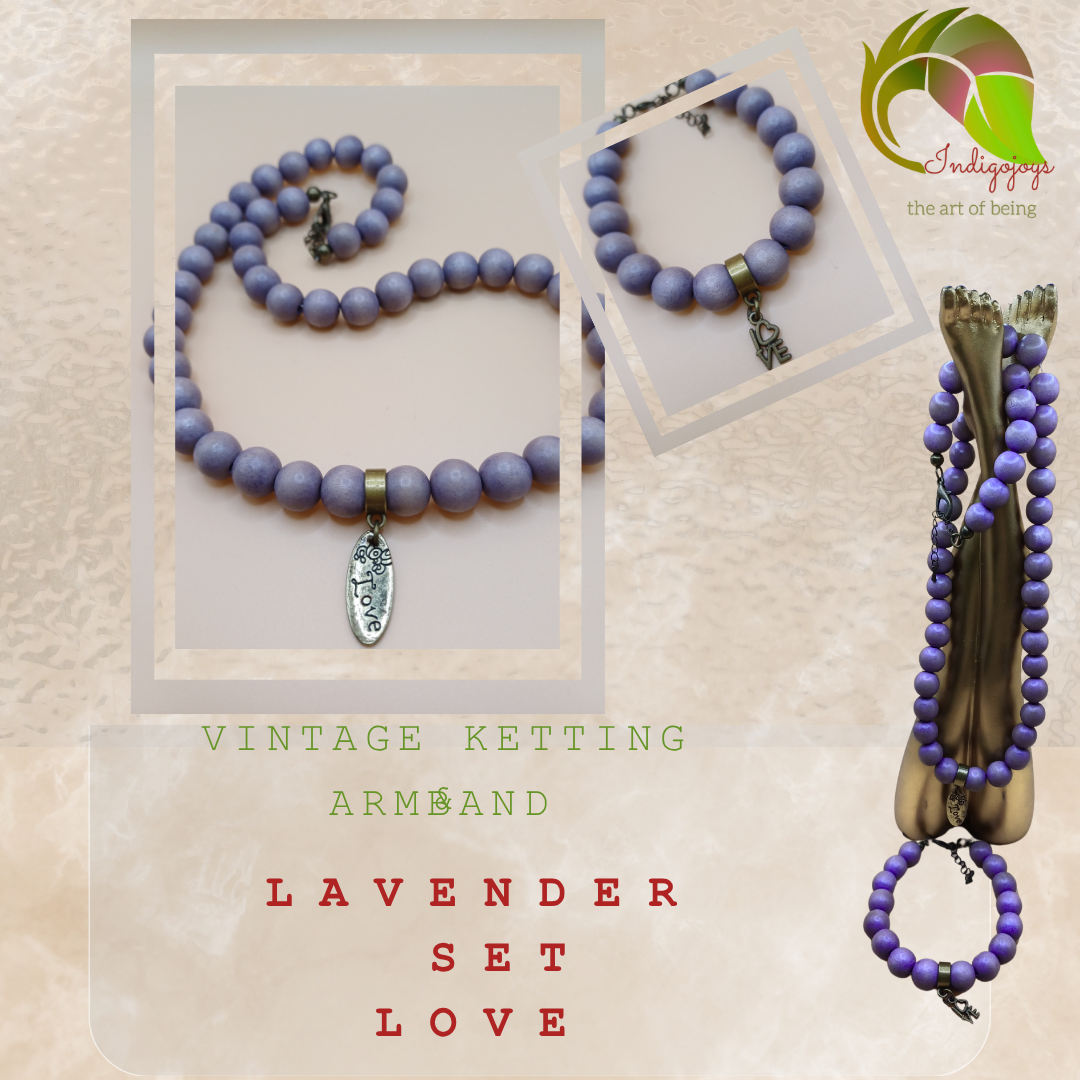 lavender love ketting en armband